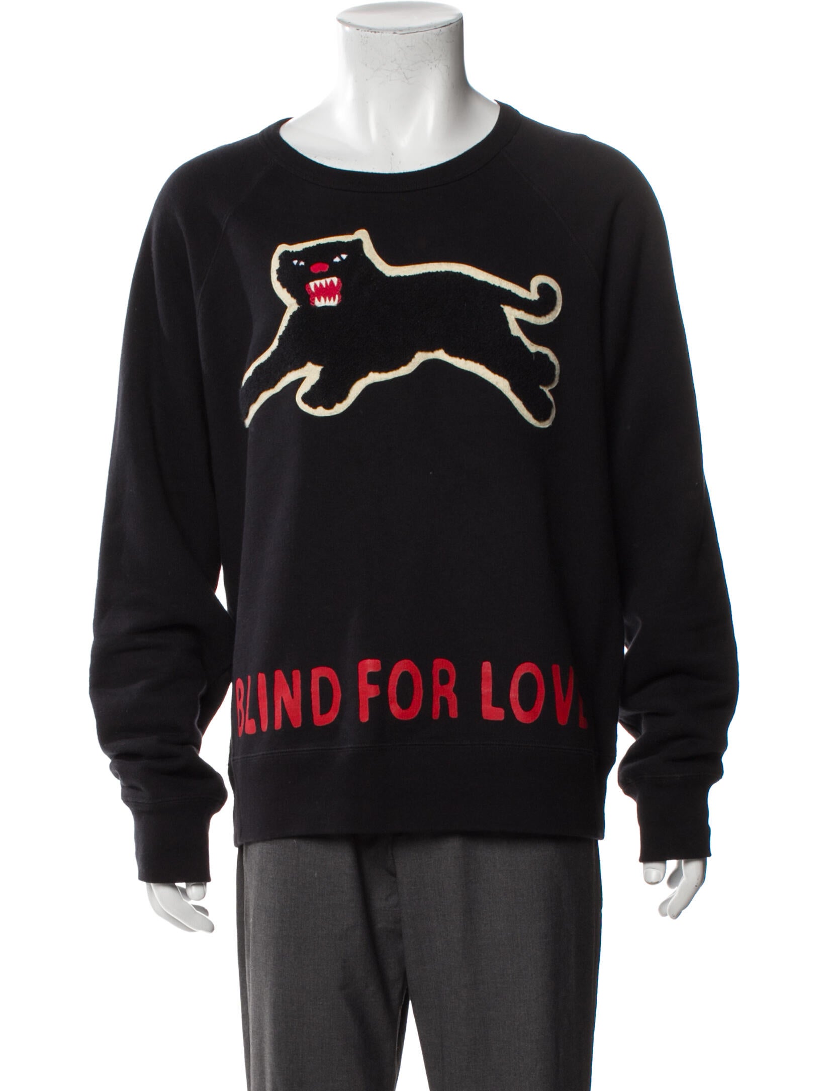 Gucci Graphic Print Scoop Neck Sweatshirt